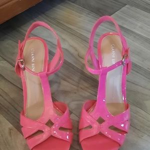 gianni bini pink high heels